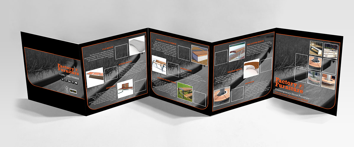 Brochure Design by ESolz Technologies for Factory Furniture Ltd | Design #5261339