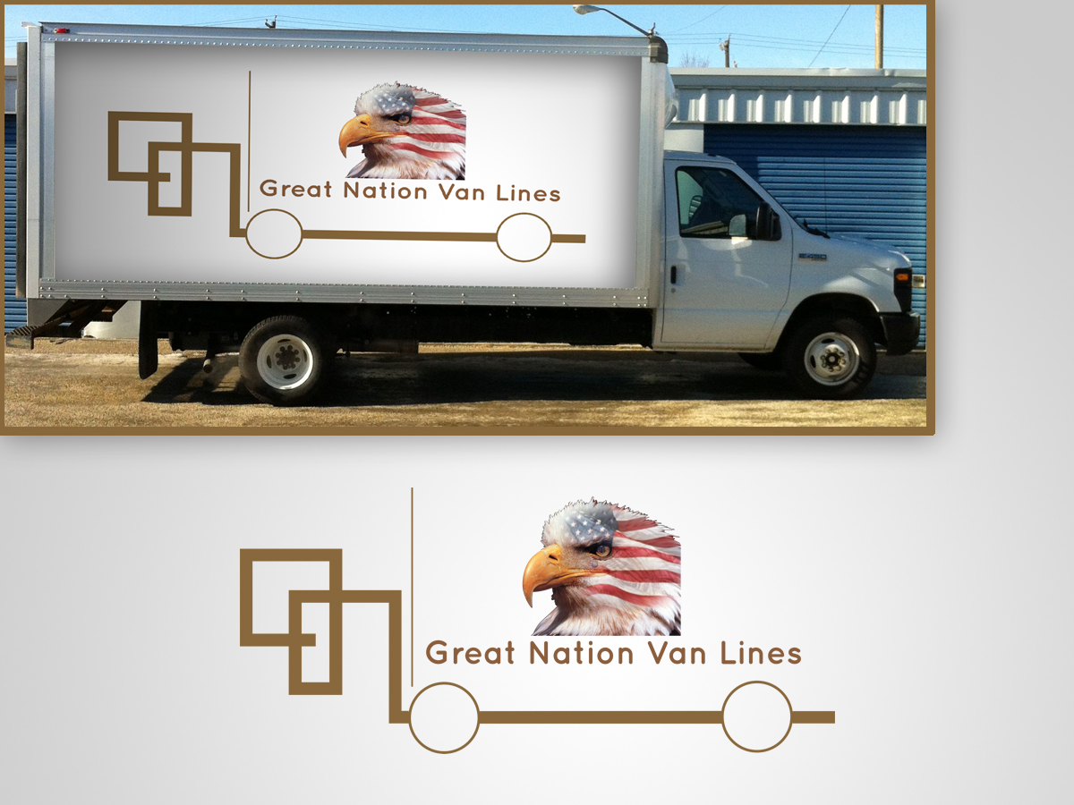 Logo Design by bs negi for Great Nation Van Lines | Design #1523962