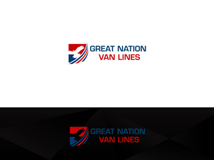 Logo-Design von damakyjr für Great Nation Van Lines | Design: #1485858