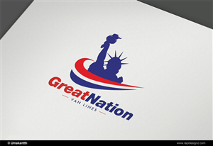 Logo-Design von creative.visuals für Great Nation Van Lines | Design: #1634530