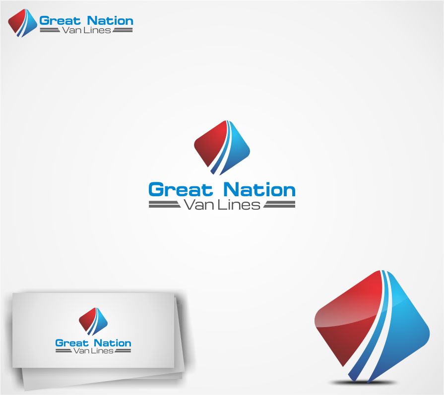 Logo-Design von Naavyd für Great Nation Van Lines | Design #1570283
