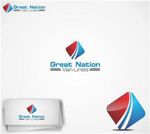 Logo-Design von Naavyd für Great Nation Van Lines | Design: #1570283