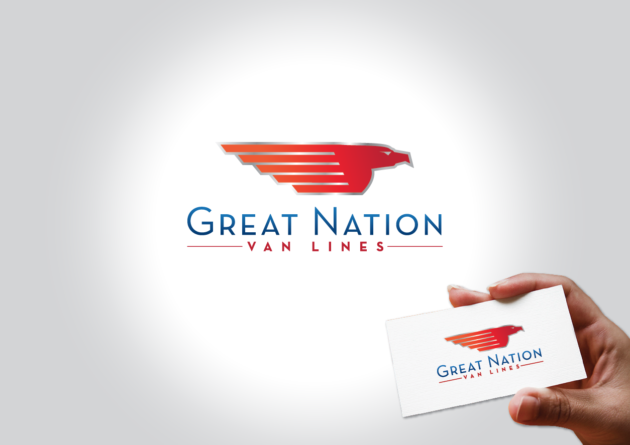 Logo Design by Bcreative for Great Nation Van Lines | Design #1462998