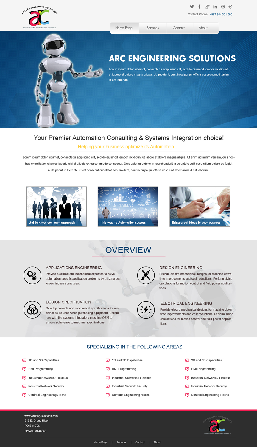 Web Design by webxvision for Interly | Design #5239351