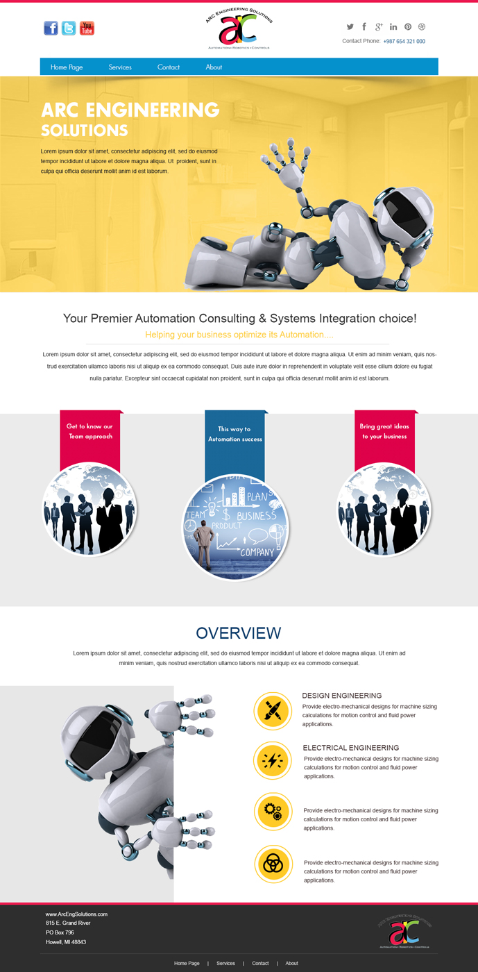 Web Design by webxvision for Interly | Design #5239359