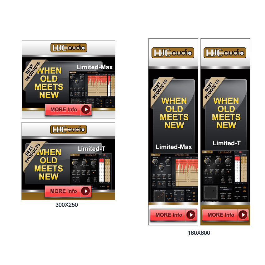 Banner Ad Design by DesignXyz for LVC-Audio | Design #5267228