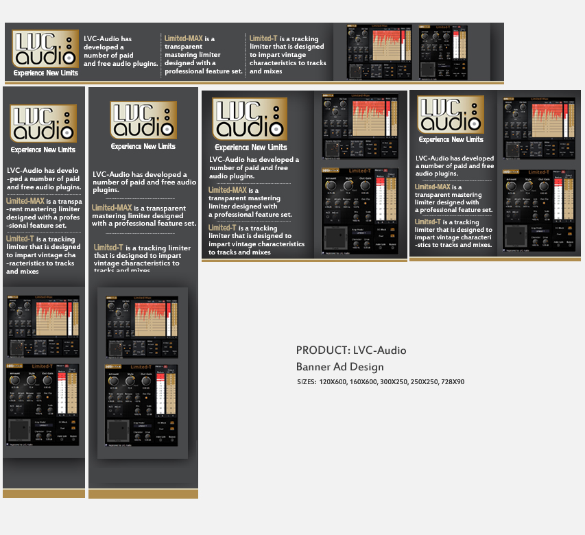 Banner Ad Design by Saira1 for LVC-Audio | Design #5330070