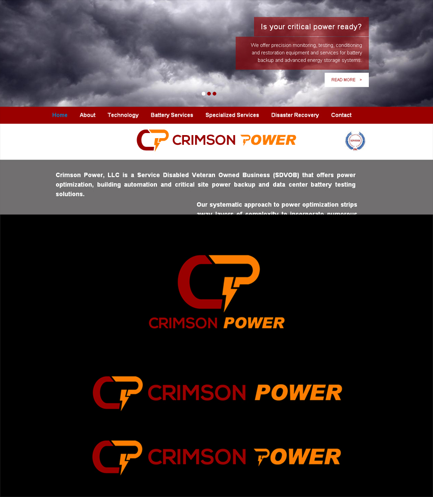 Logo Design by Lykos for Crimson Landscape | Design #5227440