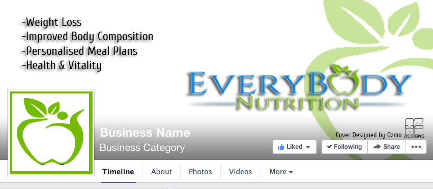 Facebook Design by OzMc Designs for EveryBody Nutrition | Design #5271593
