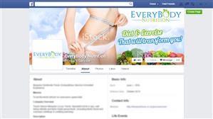 EveryBody Nutrition | Design Facebook par Levardos