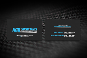 AUDITING SERVICES FOR IMPORT/EXPORT/LOGISTICS | Business Card Design by diRtY.EMM