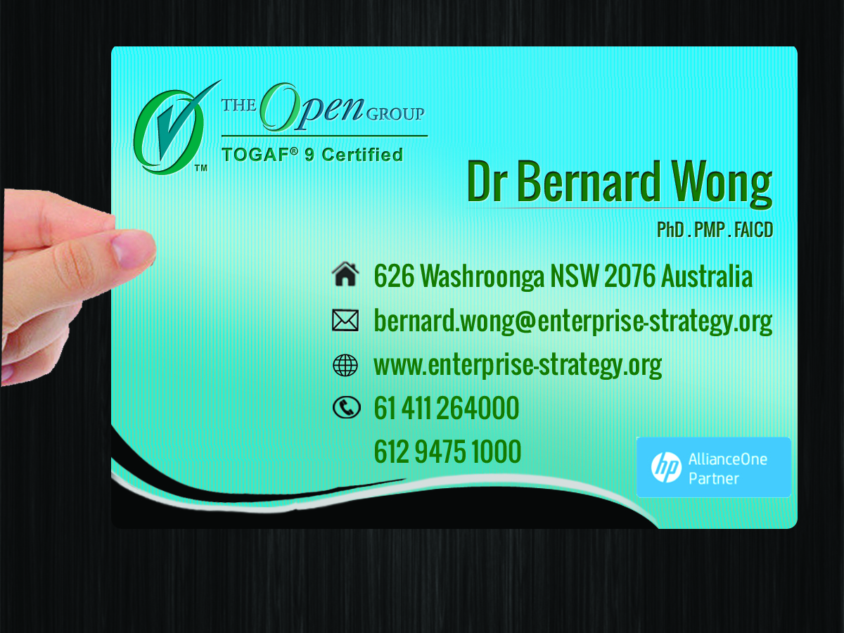 Visitenkarten-Design von Ishmeet für Enterprise Strategy Consulting | Design #1476406