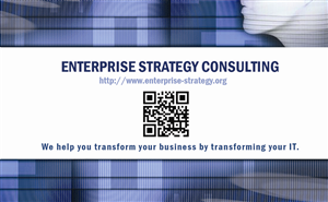 Visitenkarten-Design von RhythmGraphics für Enterprise Strategy Consulting | Design: #1482854