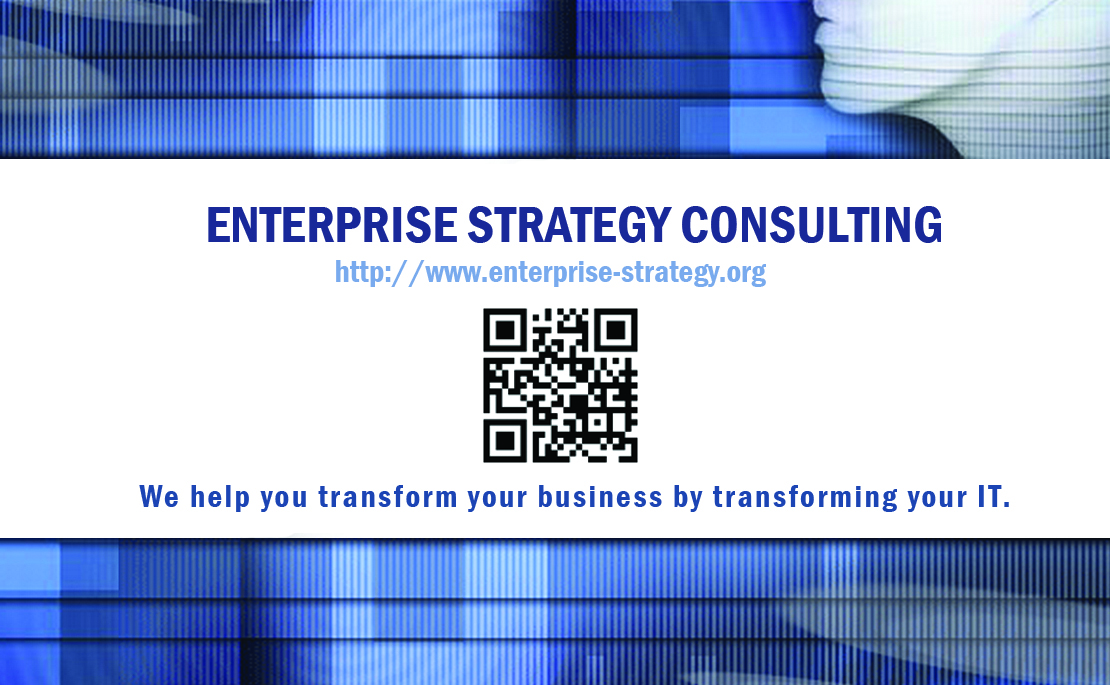 Visitenkarten-Design von RhythmGraphics für Enterprise Strategy Consulting | Design #1483238