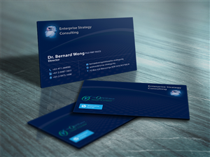 Visitenkarten-Design von GraphicSolver für Enterprise Strategy Consulting | Design: #1474096