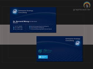 Visitenkarten-Design von GraphicSolver für Enterprise Strategy Consulting | Design: #1474102