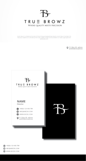 True Browz | Diseño de Logo por graphicevolution
