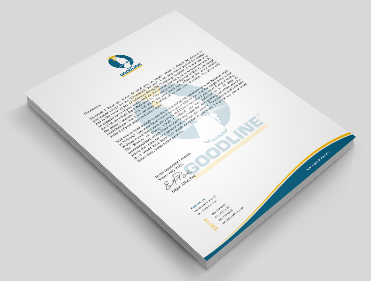 Design de Papeterie par Eggo May P pour Goodline | Design #5231826