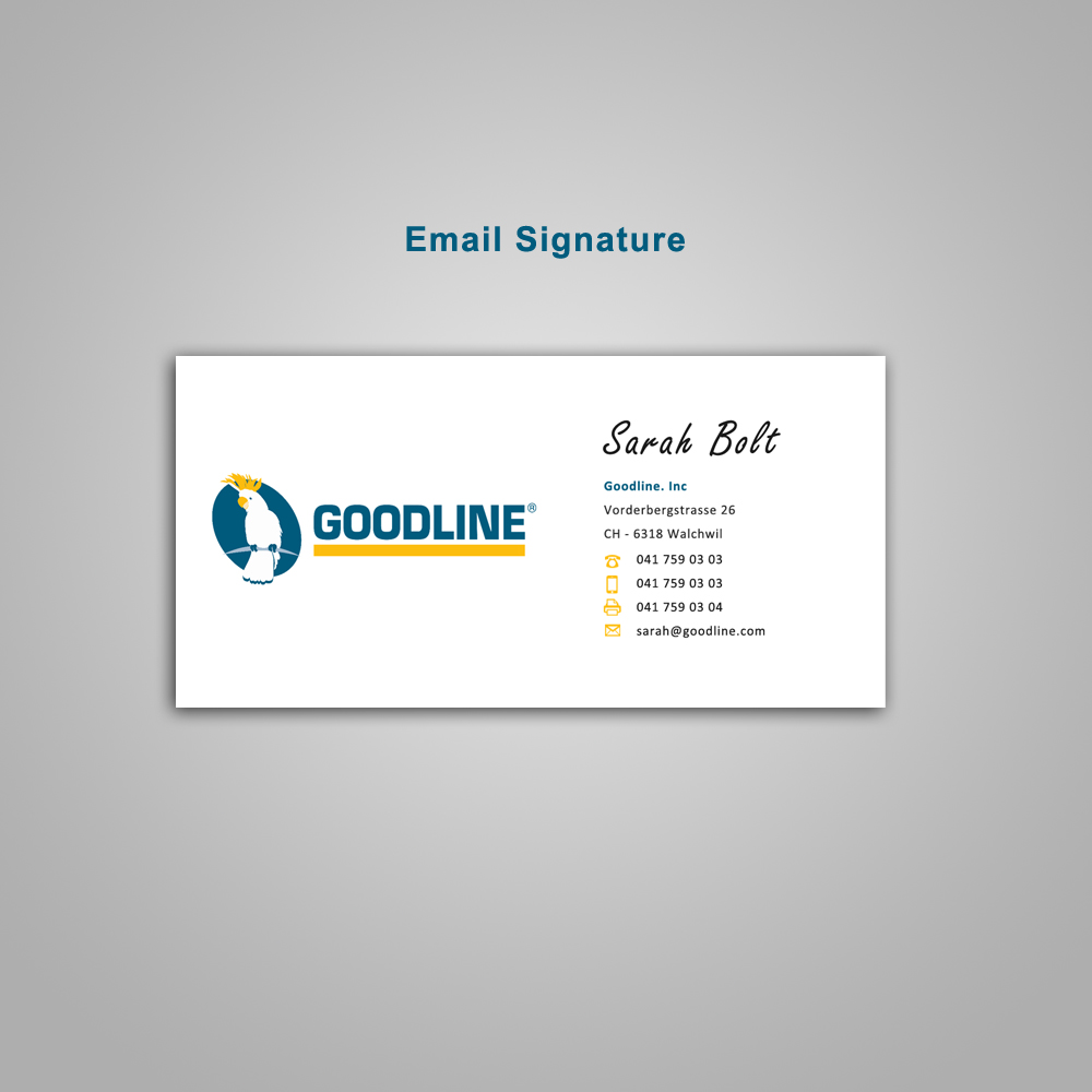 Stationery Design by Eggo May P for Goodline | Design #5235069