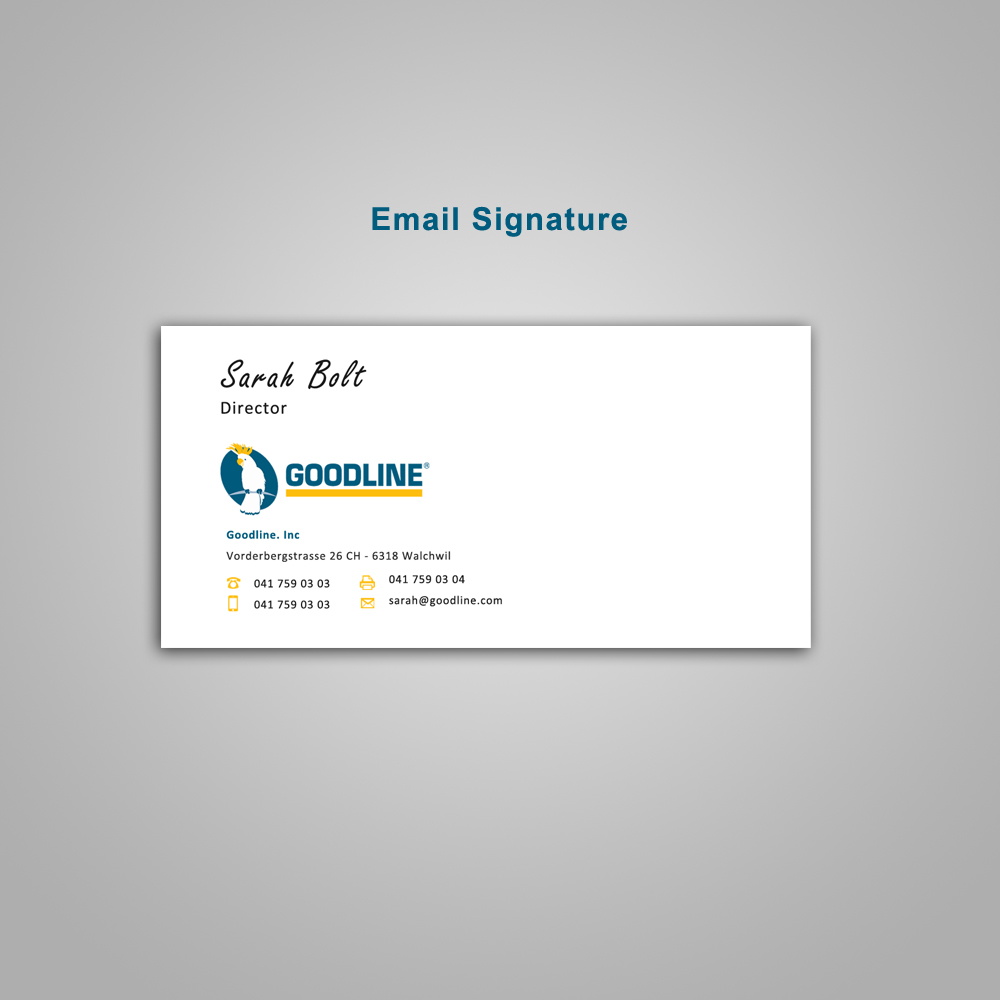 Stationery Design by Eggo May P for Goodline | Design #5235081