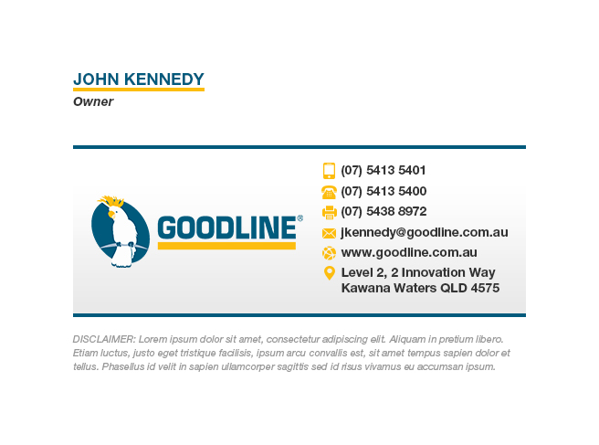 Stationery Design by MIND for Goodline | Design #5275774