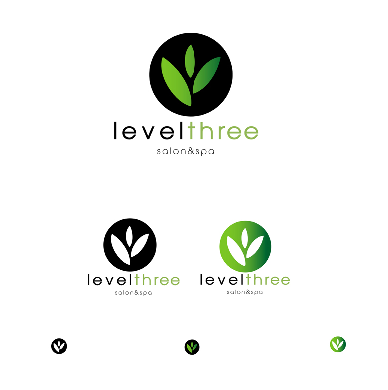 Logo Design by JB for Level Three Salon and Spa | Design #1471884
