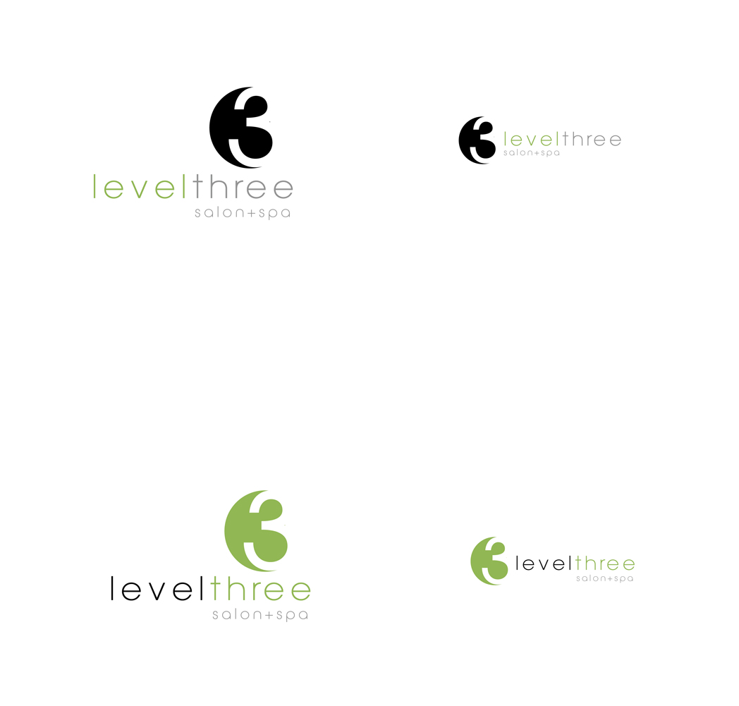 Logo Design by JB for Level Three Salon and Spa | Design #1478836