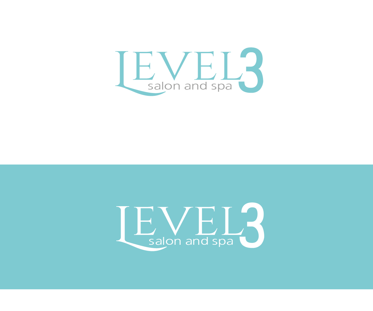 Logo Design by Shirlei Patricia for Level Three Salon and Spa | Design #1463671