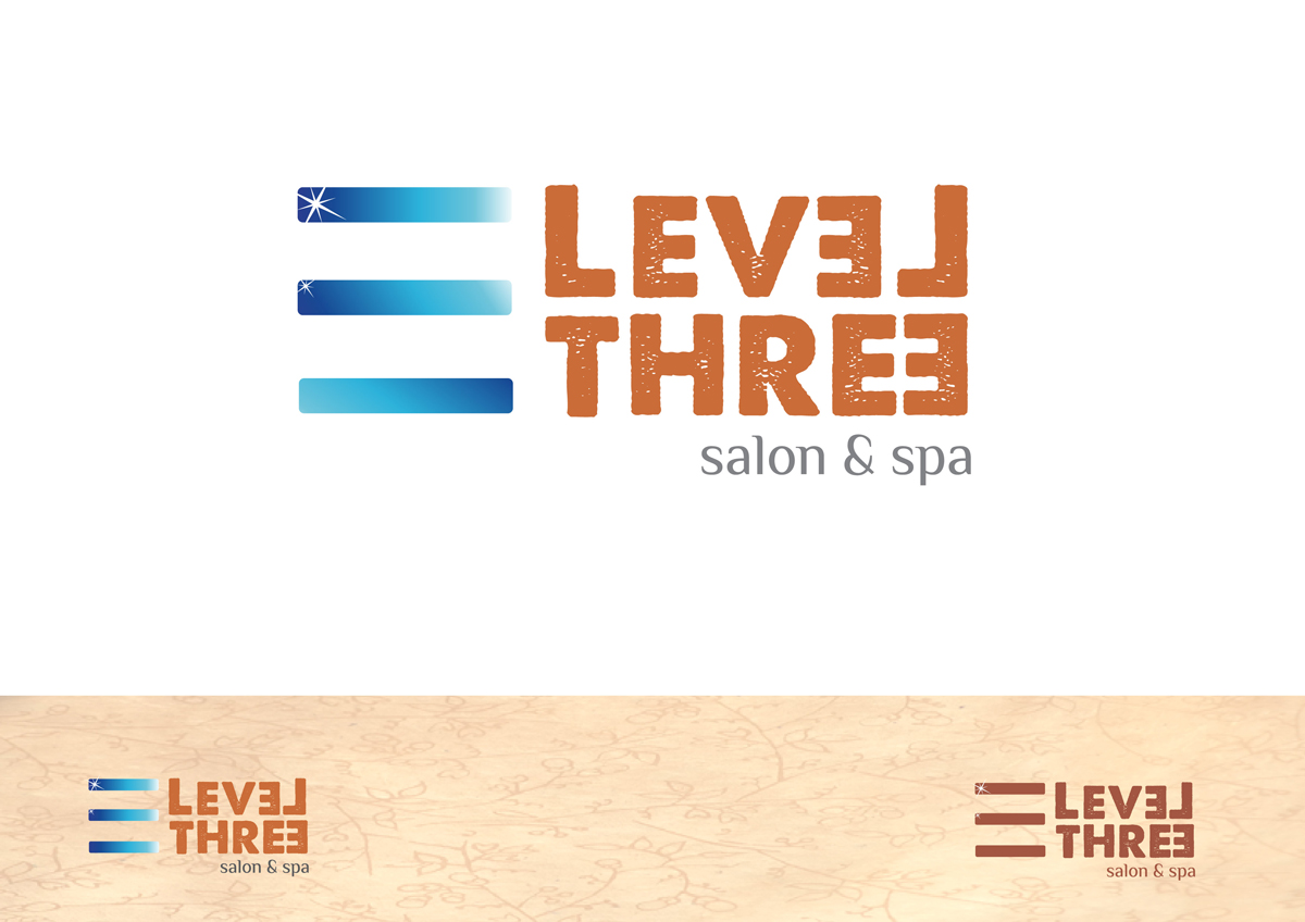 Logo Design by Posso for Level Three Salon and Spa | Design #1482553