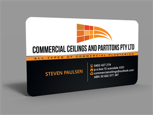 ALL TYPES OF COMMERCIAL PLASTERING | Diseño de Tarjeta de Presentación por Hardcore Design