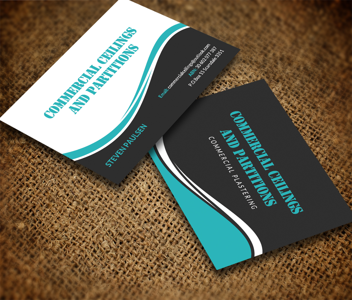 Business Card Design by Sarah Haroon for this project | Design #5228241