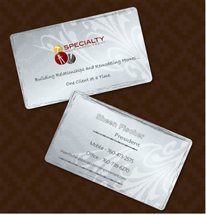 Business Card Design by raanvinu