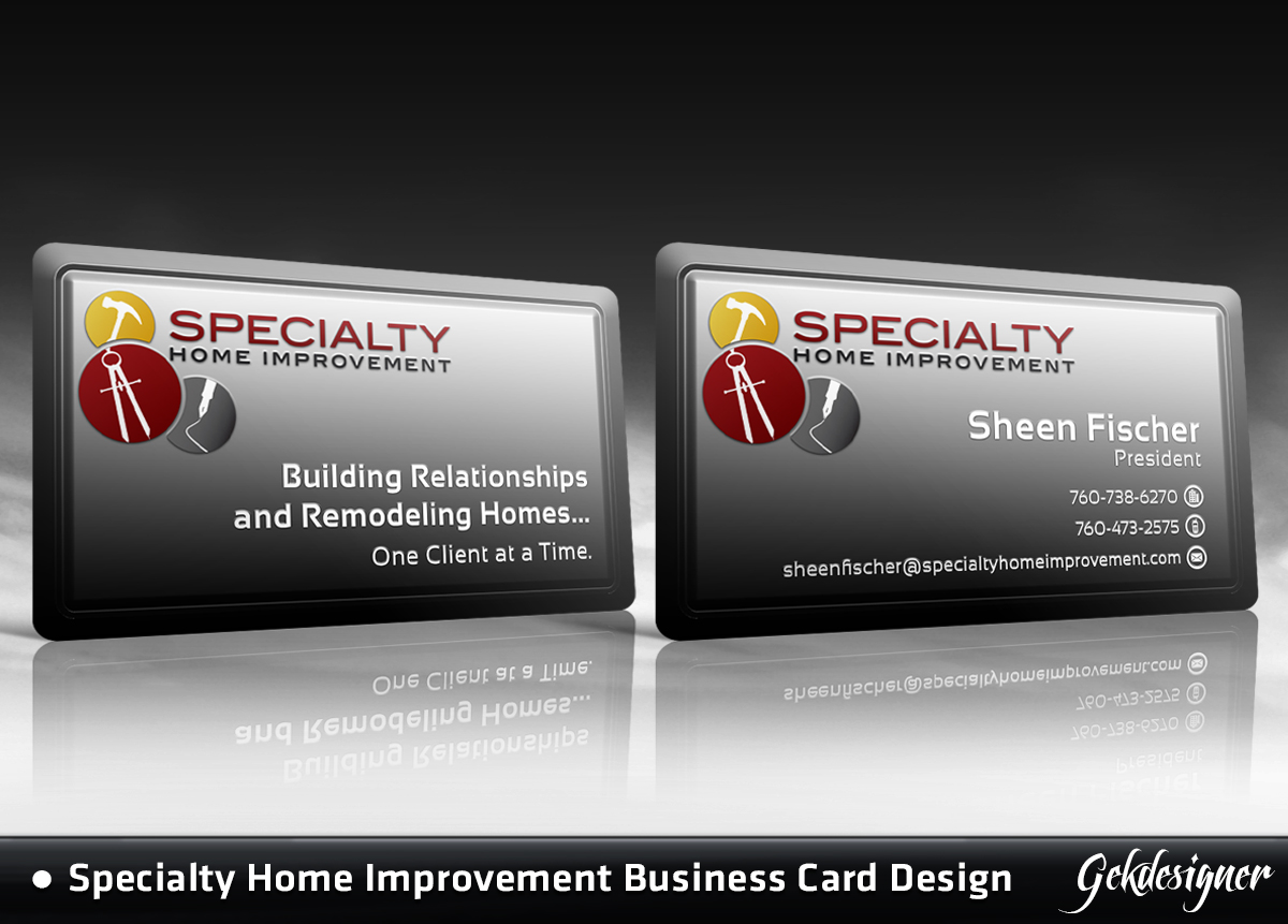 Business Card Design by gekgrfx for this project | Design #1481103