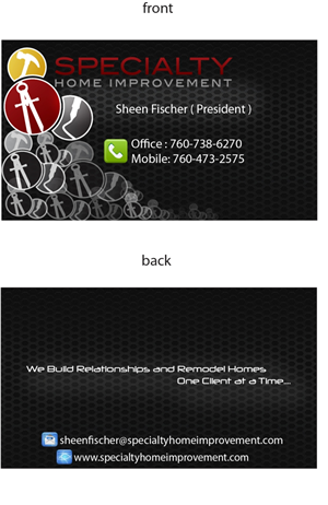 Business Card Design by deyra for this project | Design #1463749