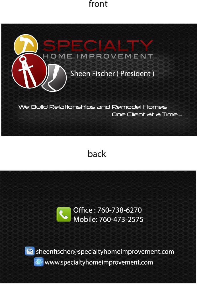 Business Card Design by deyra for this project | Design #1466760