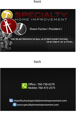 Business Card Design by deyra for this project | Design: #1466780