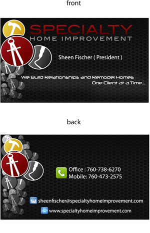 Business Card Design by deyra for this project | Design: #1466785