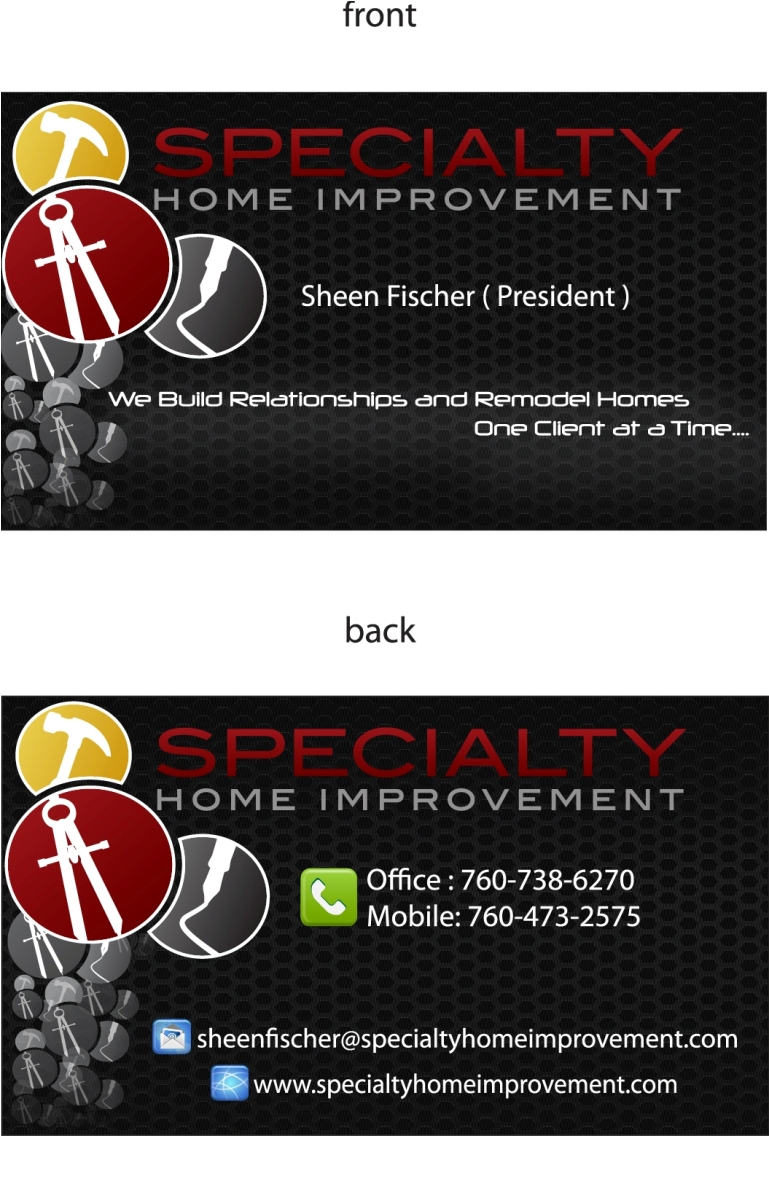 Business Card Design by deyra for this project | Design #1466787