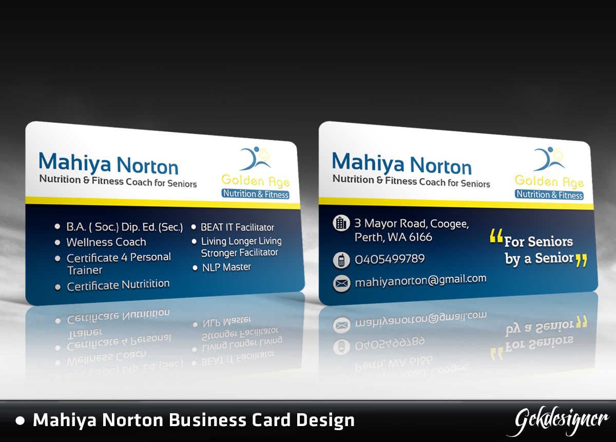 Business Card Design by gekgrfx for this project | Design #1458825