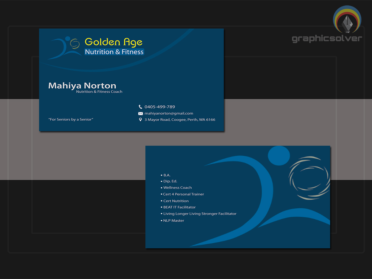 Business Card Design by GraphicSolver for this project | Design #1472682