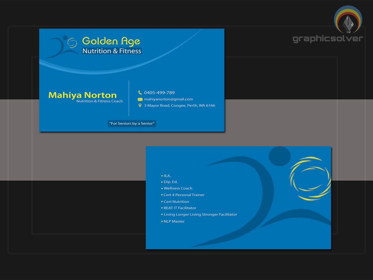 Business Card Design by GraphicSolver for this project | Design #1473031