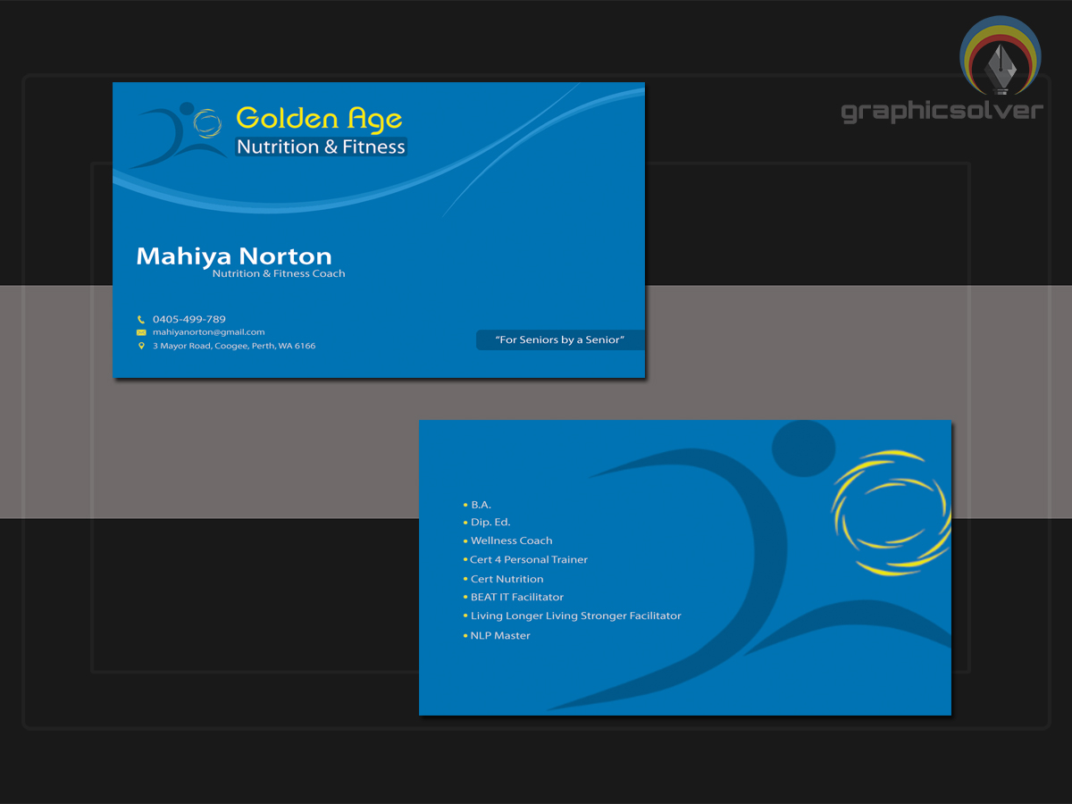 Business Card Design by GraphicSolver for this project | Design #1473116
