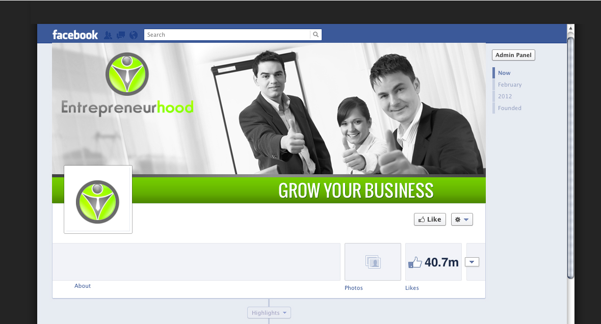 Facebook-Design von MeMe Botrous für Entrepreneurhood | Design #1468112