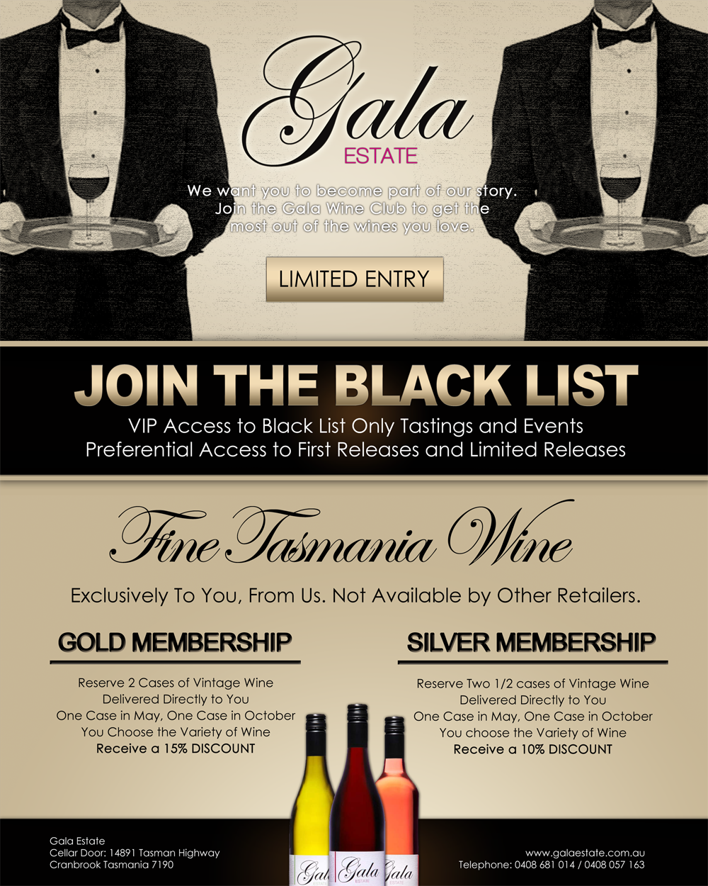 Poster Design by LisaMarie for Gala Estate | Design #1491063