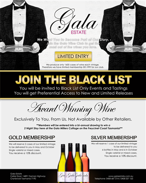 Poster Design by LisaMarie for Gala Estate | Design: #1493564