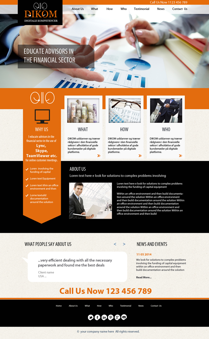 Web Design by uk for this project | Design #5230625