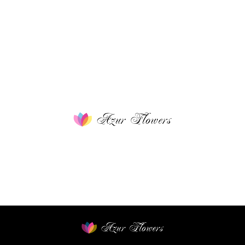 Logo-Design von Triple22A für Azur Flowers | Design #5309883