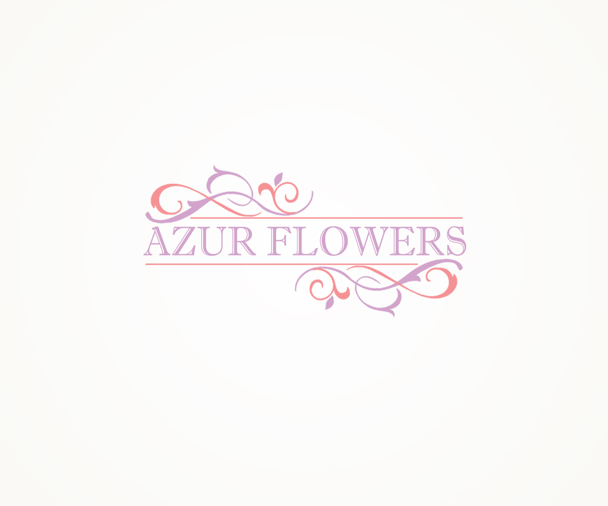 Logo Design by m_designs for Azur Flowers | Design #5275102