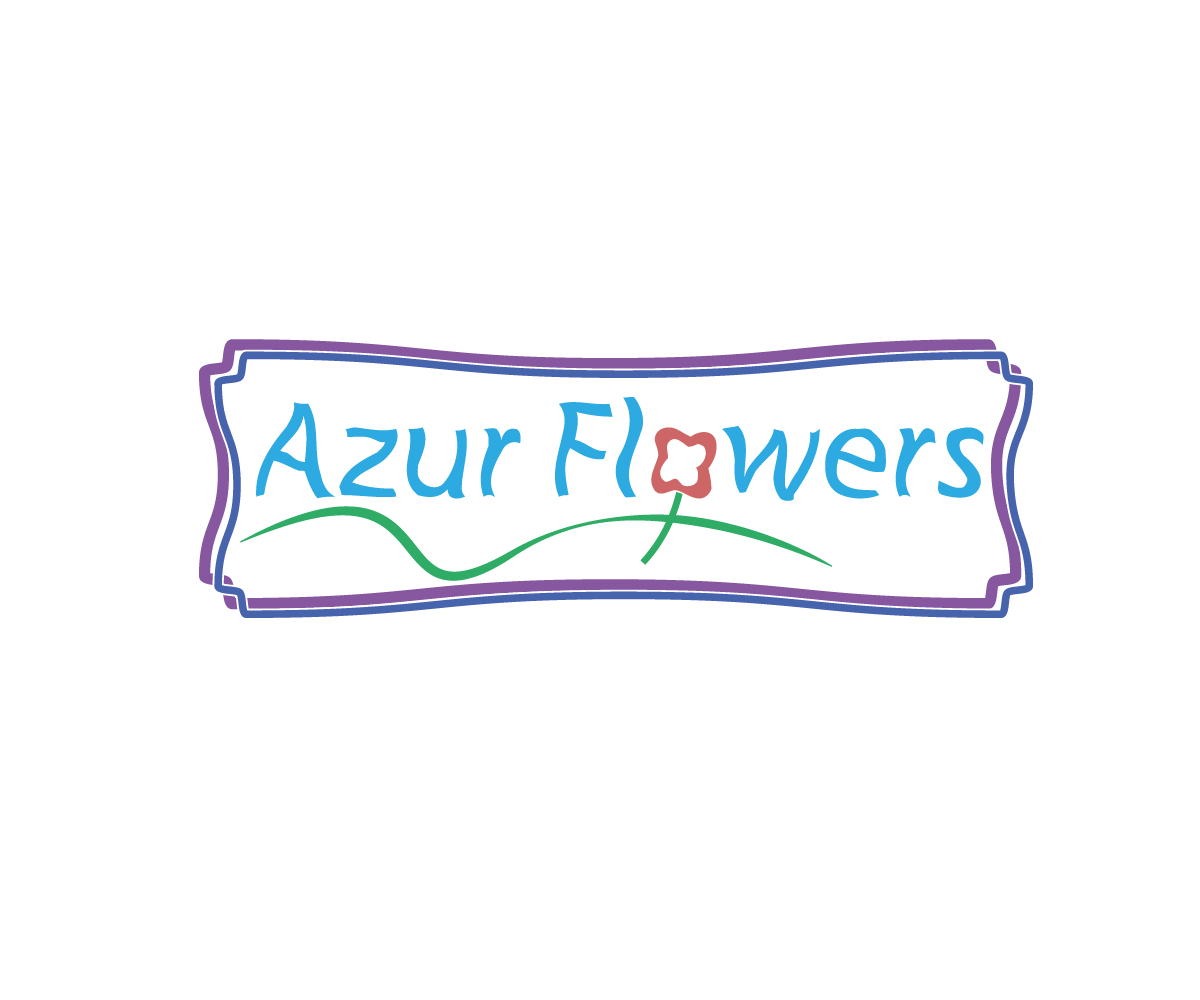 Logo Design by txt2me for Azur Flowers | Design #5275070