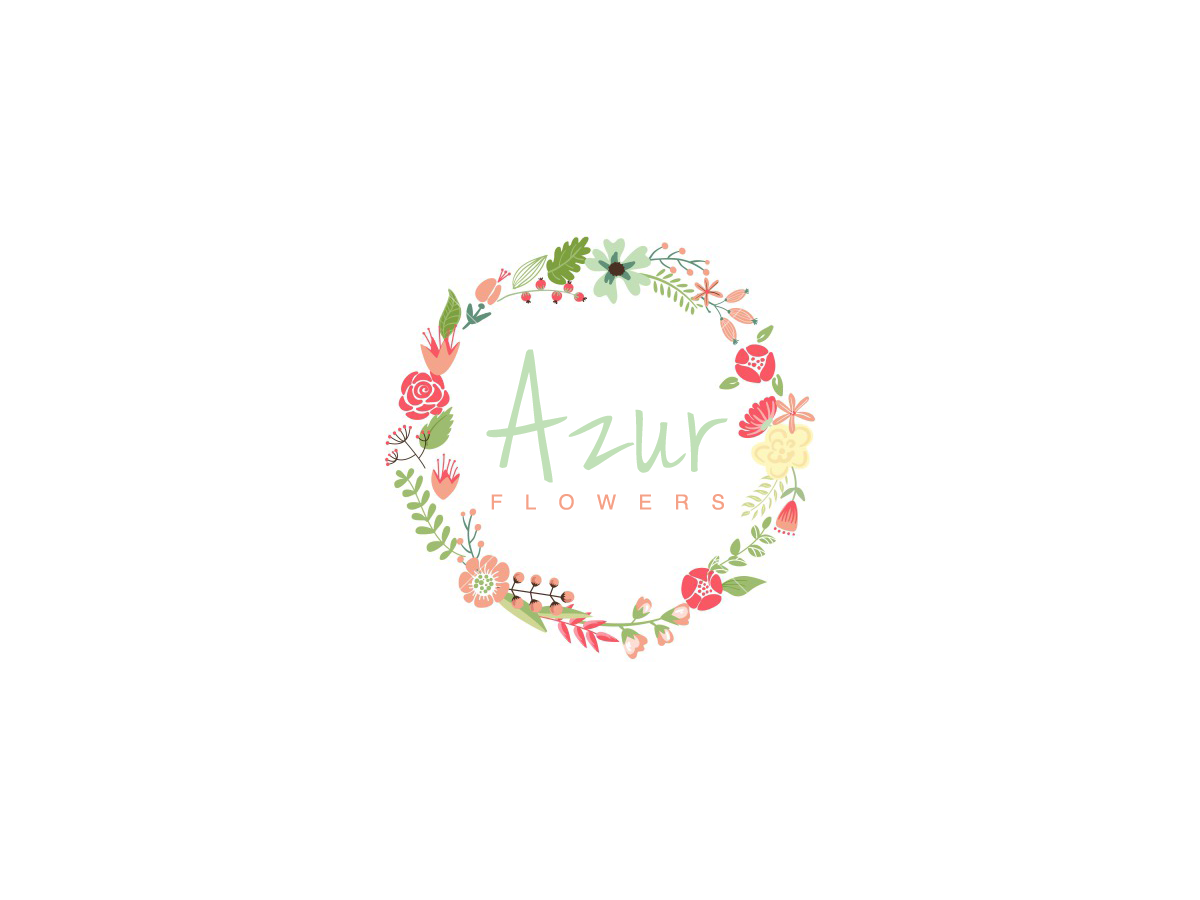 Logo Design by ahtdesigns for Azur Flowers | Design #5311763
